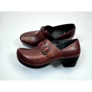 NEW DANSKO women's tarama leather clog in cordovan